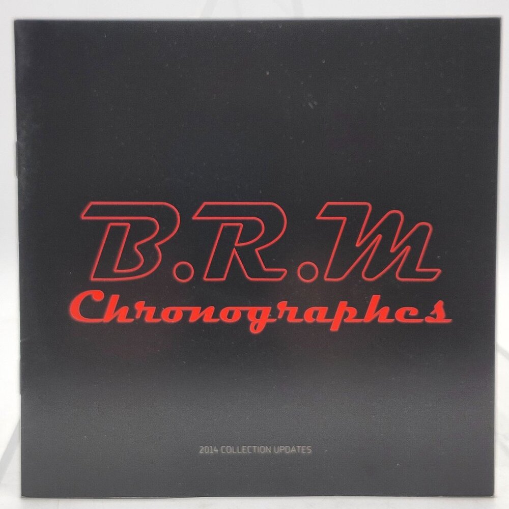 BRM Chronographes Watch 2014 Collection Booklet Berrard Richards Manufacture